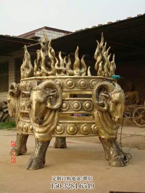 河池广场福鼎雕塑 抽象景观小品 烤漆雕塑