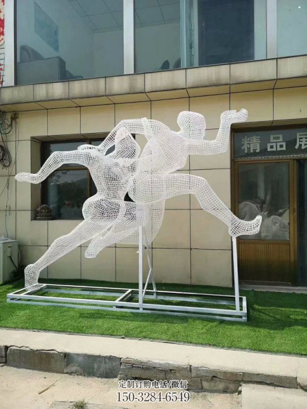 贵港镂空体育雕塑供求,白钢构件,铁艺人物雕塑观赏型 贵港镂空体育雕塑供求,白钢构件,铁艺人物雕塑观赏型